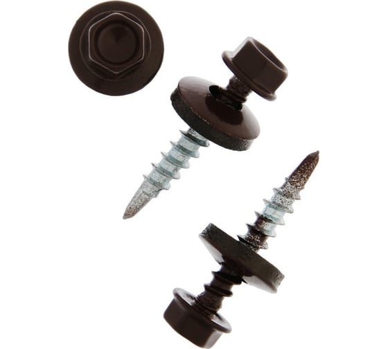 Саморез Tech-Krep КР RAL 8017 4,8x28, 1000 шт. 905649 1