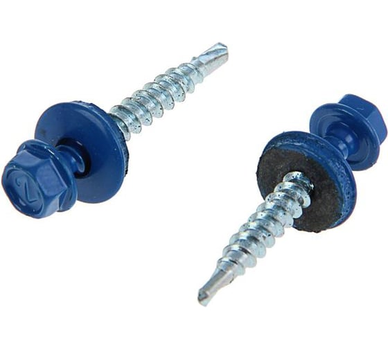 Саморез Tech-Krep КР RAL 5005 5,5x25, 1000 шт. 940584 1