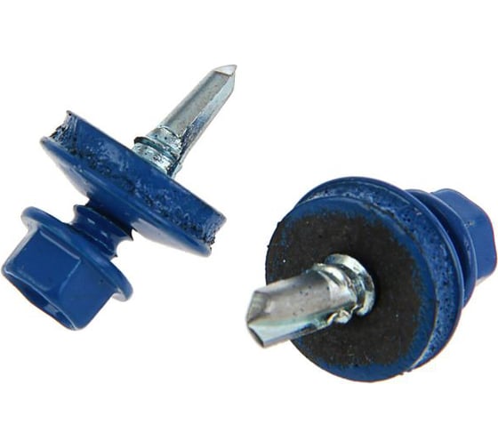 Саморез Tech-Krep КР RAL 5010 4,8x28, 1000 шт. 925059 1