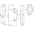 Межкомнатный замок Palladium 470 PN 00011817 5