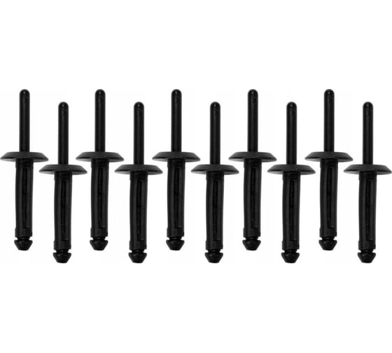 Пластиковые заклепки YATO 6,6x17,2 мм, 10 штук YT-35983