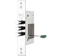 Врезной сувальдный замок KALE KILIT 257L, BS60, 35CP, 5K (75 мм), w/o SP, w/o Ros, PB 257L0000037