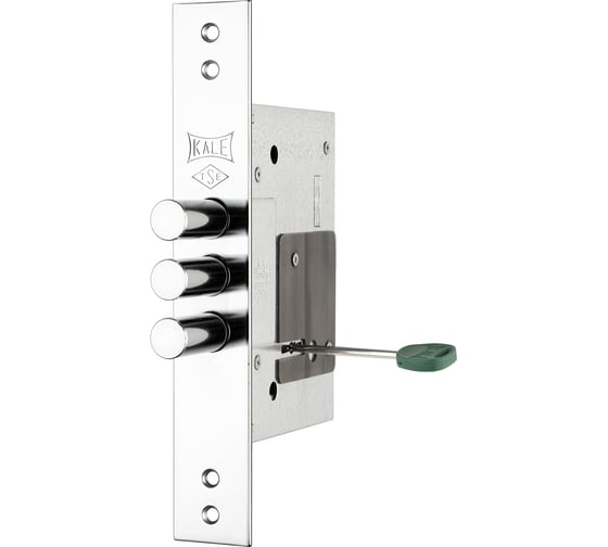 Врезной сувальдный замок KALE KILIT 257L, BS60, w/o FP, 5K (60 мм), w/o SP, w/o Ros, PB 257L0000041 1
