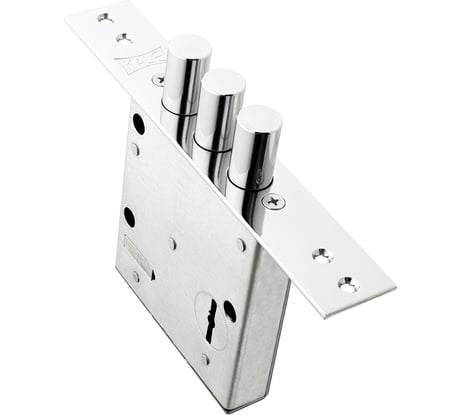 Врезной сувальдный замок KALE KILIT 447L, BS67, 5, 30CP, 4K (60 мм), w/o SP, w/o Ros, PB 447L0000013