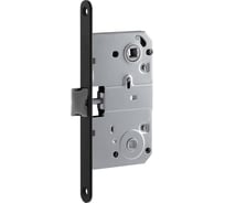 Врезная дверная защелка НОРА-М М13-90 черный 18530