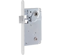 Врезная дверная защелка НОРА-М 13-90 белый 8558