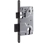 Врезной дверной замок НОРА-М 25-85 графит 18512