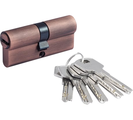 Цилиндровый механизм НОРА-М ECO Z ЛП-70 35-35 старая медь 18594