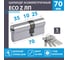 Цилиндровый механизм НОРА-М ЕСО Z ЛП-70 40-30 хром 18415 2
