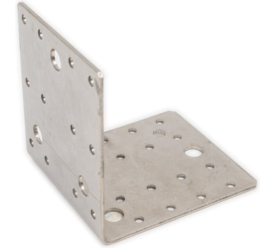 Крепежный прочный уголок VORMANN 105x105x90x2,5 мм, нержавеющая сталь 070926000RF