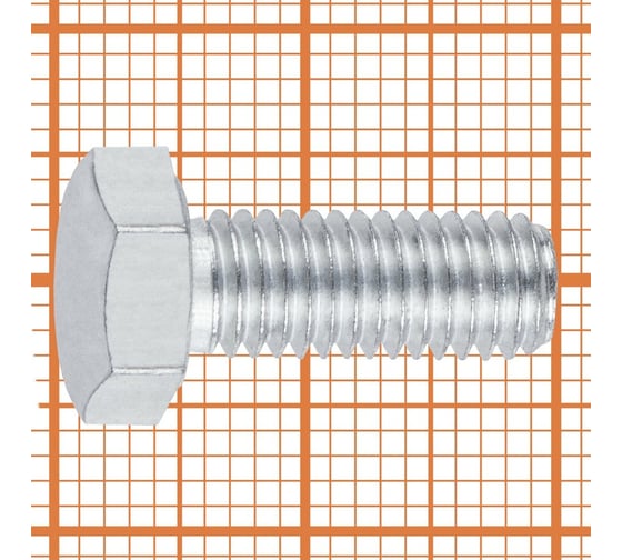 Болт FastenPro DIN 933 высокопрочный M8x20 8 шт. 14-0020573