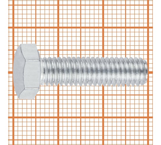 Болт FastenPro DIN 933 высокопрочный M8x30 8 шт. 14-0020574