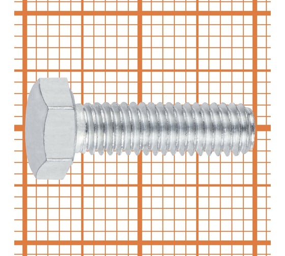 Болт FastenPro DIN 933 высокопрочный M6x20 8 шт. 14-0020571
