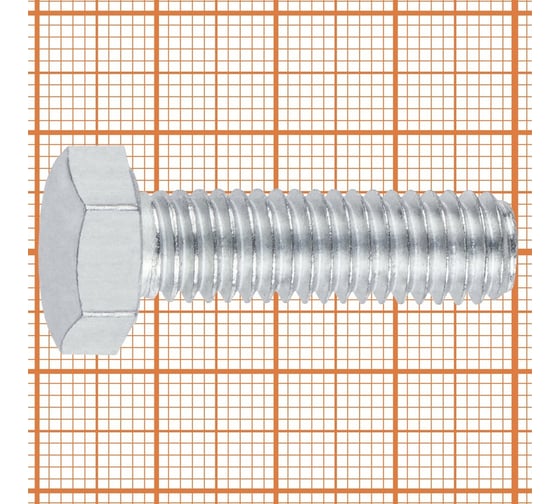 Болт FastenPro DIN 933 высокопрочный M12x40 2 шт. 14-0020583