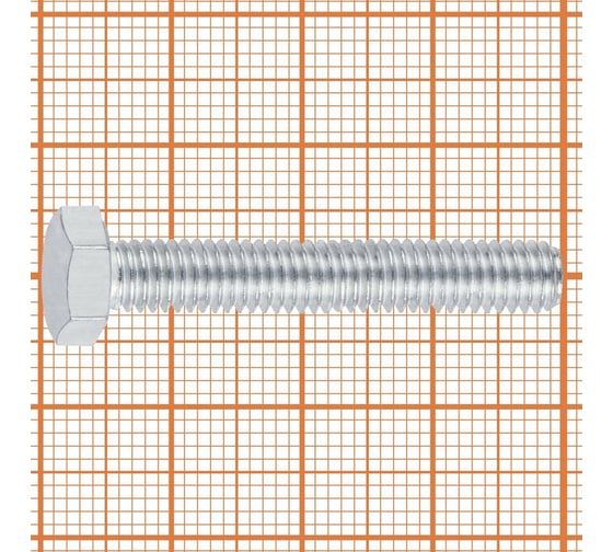 Болт FastenPro DIN 933 высокопрочный  M6x40 8 шт. 14-0020572