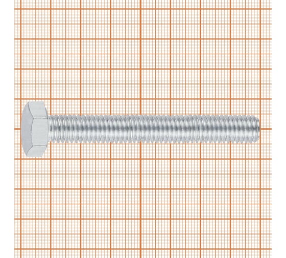 Болт FastenPro DIN 933 высокопрочный M8x60 6 шт. 14-0020576