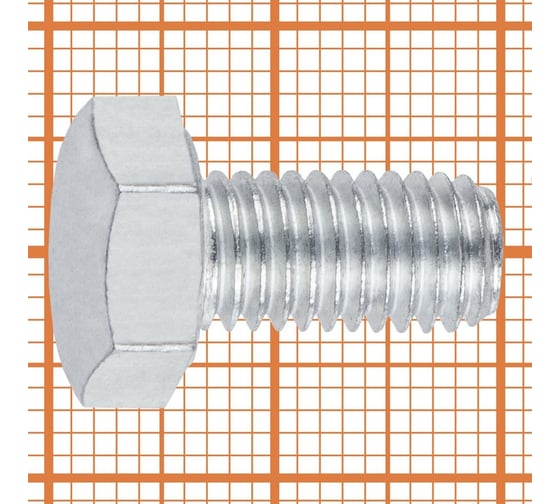 Болт FastenPro DIN 933 высокопрочный M10x20 6 шт. 14-0020581