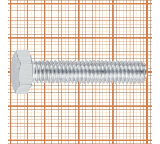 Болт FastenPro DIN 933 высокопрочный M8x40 8 шт. 14-0020575