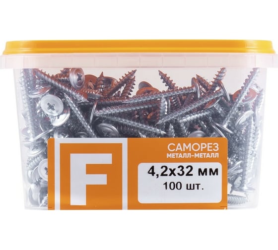 Усиленный саморез FastenPro ПШ 4,2x32 100 шт. 14-0020624