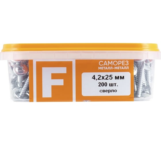 Усиленный саморез FastenPro ПШ сверло 4,2x25 200 шт. 14-0020632