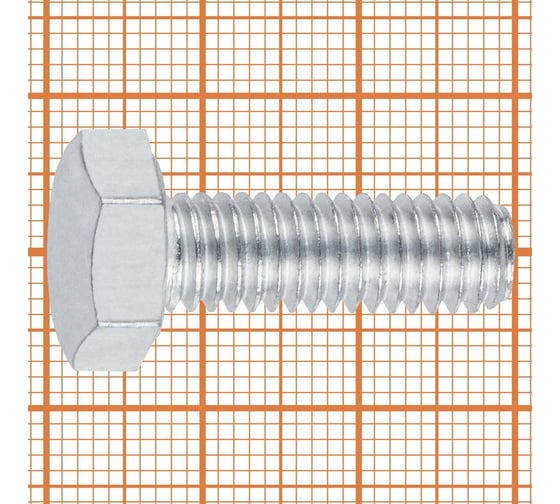 Болт FastenPro DIN 933 высокопрочный M10x30 6 шт. 14-0020582
