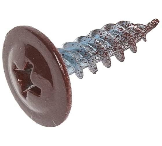 Саморез с прессшайбой STARFIX 4,2x16 мм, цинк, острый, RAL 8017 50 шт. SMZ1-73268-50