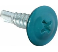 Саморез с прессшайбой STARFIX 4,2x16 мм, цинк, со сверлом, RAL 5021 500 шт. SMC1-47941-500