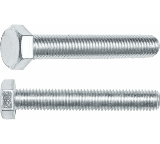 Шестигранный болт STARFIX М6x40 мм, цинк, класс прочности 5.8, DIN 933, 5 кг SMV1-13493-5 1