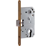 Врезной дверной замок НОРА-М М25-85 матовый кофе 18583