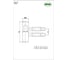 Ввертная петля Amig покрытие бронза, мама 20-13x44 (Н) BR 3