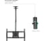 Потолочный кронштейн для LED/LCD/PLASMA KROMAX диагональ 15"-75" COBRA-4 black 6