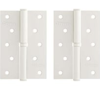 Врезные петли НОРА-М 750-5" ECO левые 120x80x2,5 белые, 2 шт. 18702