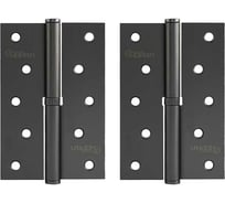 Врезные петли НОРА-М 750-5" ECO левые 120x80x2,5 графит, 2 шт. 18706