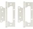 Накладные петли бабочки НОРА-М 800-5" 125x75x2,5 белые, 2 шт. 18494 1