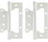 Накладные петли бабочки НОРА-М ECO 800-5" 125x75x2,5 белые, 2 шт. 18478 1