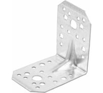 Крепежный усиленный уголок STARFIX 65x90x90 мм, С 1.8 мм, белый цинк SMP-78060-1