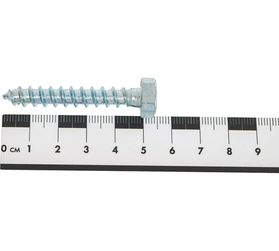 Шестигранный шуруп STARFIX 8x50 мм, цинк, DIN 571, 100 шт. SMC2-61721-100