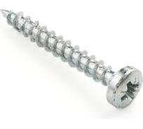 Универсальный саморез Гвозdeck белый цинк, 4.5х40 сфера, кат B, упак. 500 шт. 20144540WHPZWG0