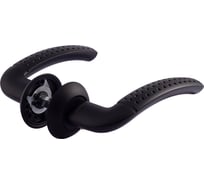 Дверная ручка НОРА-М 96А AL черная 18543