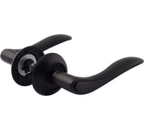 Дверная ручка НОРА-М 105А AL черная 18507