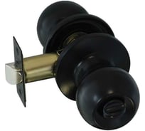 Ручка защелка НОРА-М Isparus ЗШ-03 фиксатор черный 18820