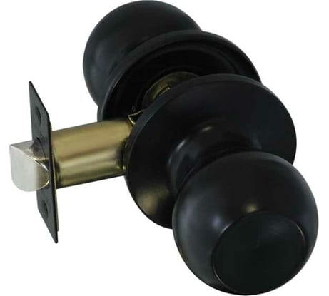 Ручка защелка НОРА-М Isparus ЗШ-05 без фиксатора черный 18822