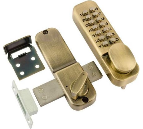 Кодовый замок НОРА-М 250 старая бронза 7303