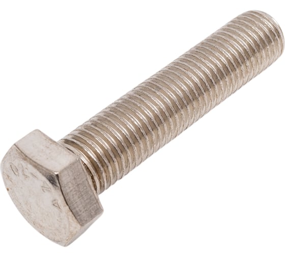 Болт Bohrer М20x90 нерж. сталь А2, DIN 933, 6 шт. DIN933-А2-20/90-6