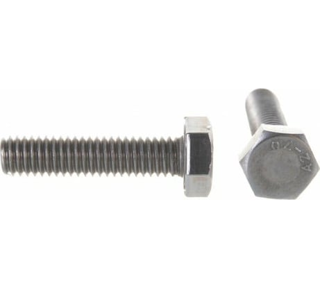 Болт Bohrer М8x60 нерж. сталь А2, DIN 933, 50 шт. DIN933-А2-8/60-50