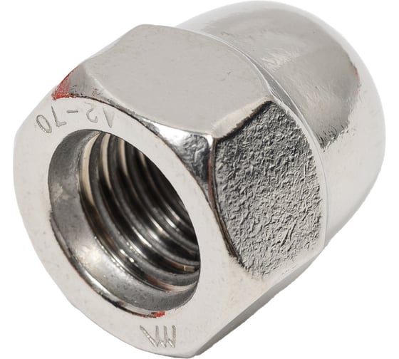 Колпачковая гайка Bohrer М12 нерж. сталь А2, DIN 1587, 50 шт. DIN1587-А2-12/50