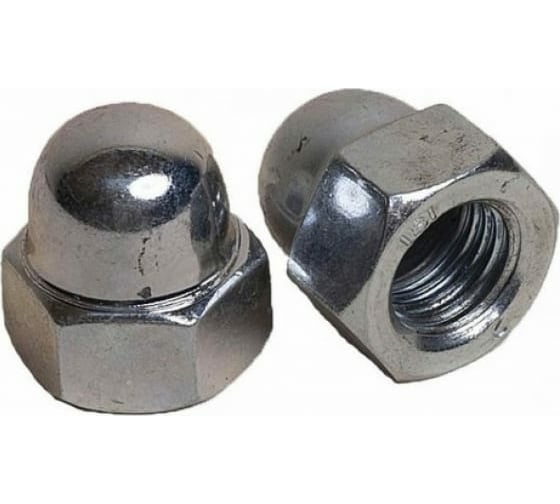 Колпачковая гайка Bohrer М6 нерж. сталь А2, DIN 1587, 100 шт. DIN1587-А2-6/100 1