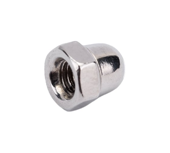 Колпачковая гайка Bohrer М4 нерж. сталь А2, DIN 1587, 100 шт. DIN1587-А2-4/100