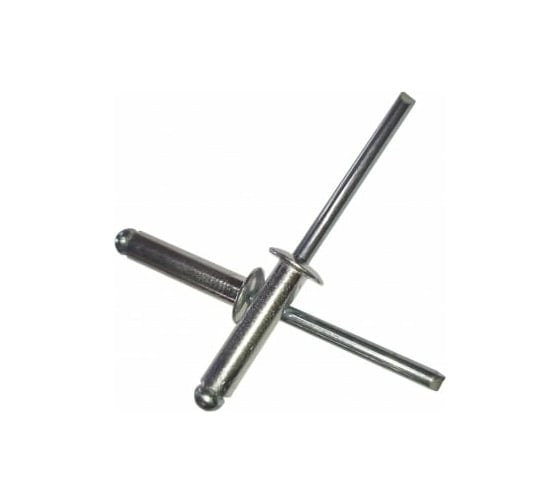 Вытяжная заклепка Bohrer 4,8x16 нерж. сталь А2, 500 шт. DIN7337-А2-4,8/16-500 1
