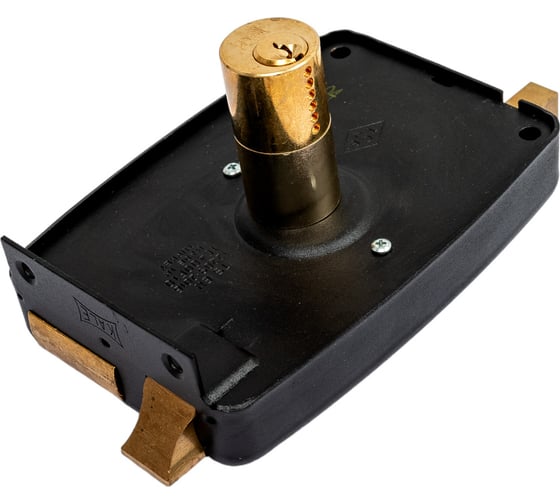 Накладной механический замок KALE KILIT 157А, BS70, BL, 3K (Eng.), R, SP, Ros, STB, к-к 157A0000074